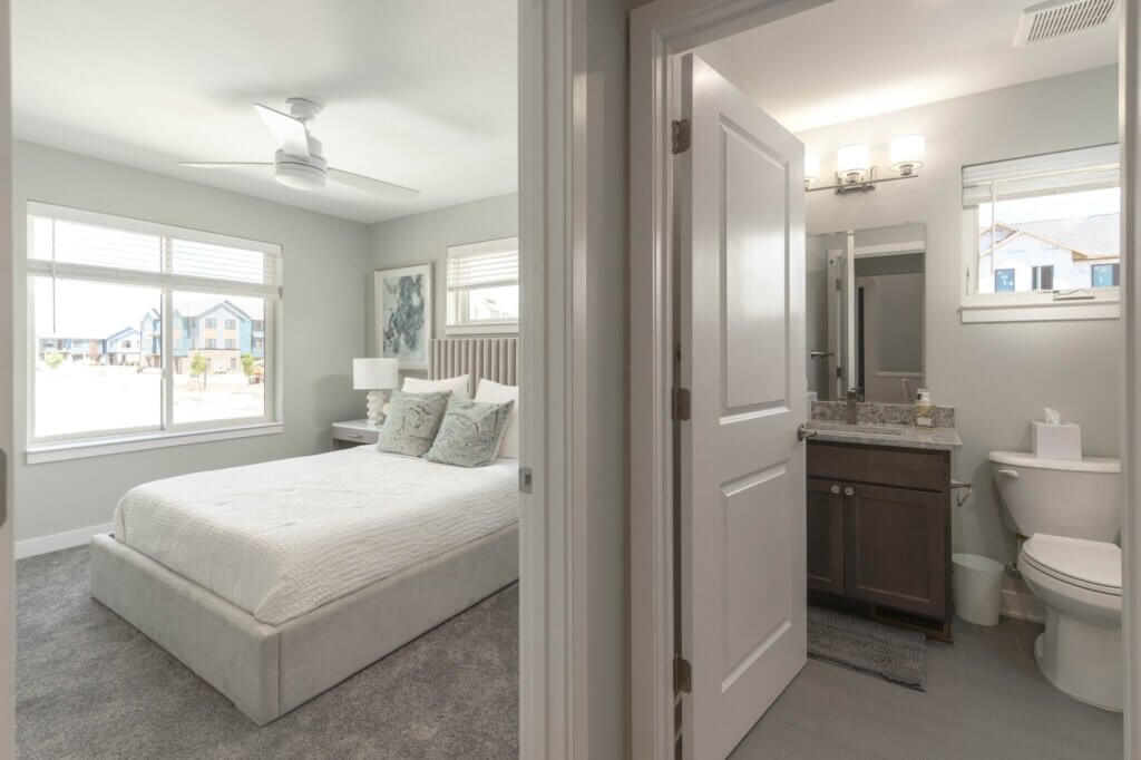 Interior image of Woodview Commons Townhomes, a luxury multifamily development located in Ann Arbor Michigan. 